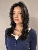 フェリチタ フィロ 大泉学園(FELICITA filo)&nbsp;ハイレイヤー/レイヤー/黒髪/顔周りレイヤー/くびれヘア/カット