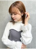 20代・30代_ナチュラルブラウン_外ハネヘア
