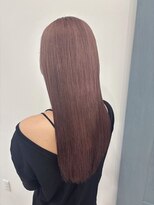 オーシー 志比口店(O'sea)&nbsp;スモーキーピンク×Aujuaトリートメント（ブリーチ有り）