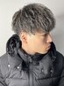 メンズカット+ホワイトメッシュ/ホワイトカラーのみ　￥15500