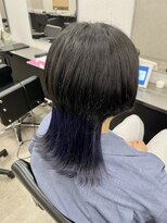 プライズ 所沢プロぺ通り店(prize)&nbsp;クラゲ/ウルフ/裾カラー/ネイビーブルー/ブルーブラック/所沢