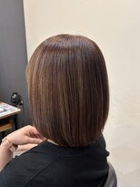 アルター(aL ter)&nbsp;黒髪メルティカラー ウルフミディシースルーバング 鎌取
