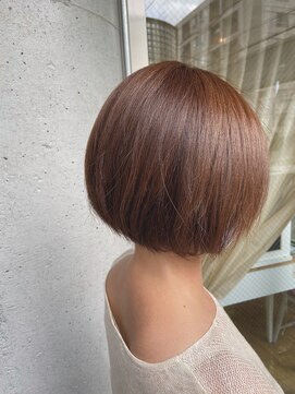 フレア 心 武庫之荘(flare) 大人かわいい*ベージュ ボブ