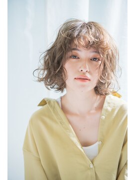 ヴァンクシー バイ ルナ(VANKCY by Luna) 大人ボブ 伸ばしかけ 前髪カタログ グレージュ 20代 30代 登戸