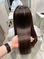 アヴァンス クロス メルシー 西梅田店(AVANCE CROSS melc) 髪質改善×艶っぽブラウンカラー