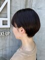 イチパーセント ヘアメイクアップ 1% HAIR MAKE UP 女性らしいフォルムのショートカット