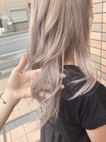 ニコア 千葉(nicoa)&nbsp;ブリーチカラーイ/ハイライト/TOKIO/パープルカラー/千葉/千葉駅