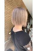 #黒髪#ボブルフ#ネビージュ#小顔#ワンレン