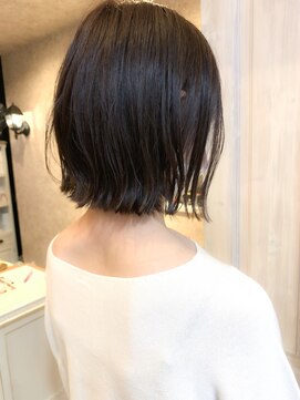 キャアリー(Caary) 福山イルミナカラー人気caary切りっぱなし濡れ髪グレージュ