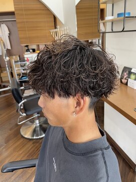 オンフリーク(ON FLEEK) #波巻きスパイラルパーマ#下関#メンズカット#ツイストスパイラル