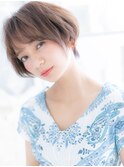 ★斜めバングインナーカラーマッシュボブパーマ20代30代40代★8