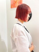 デート 下北沢(DATE)&nbsp;ミニボブ×オレンジ