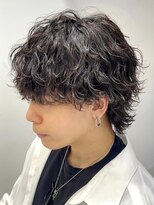 無造作パーマ波巻きパーマ波巻きスパイラルパーマツーブロック