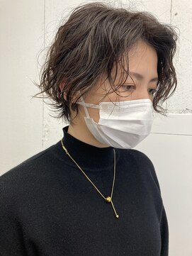 ユイツ ショートボブ×ニュアンスパーマ