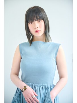 リトル 広島(little) 顔まわりデザイン:ぱっつん姫カット