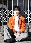 ストリート系×スパイラルパーマ