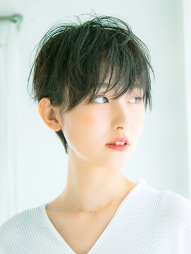 ロンドアンメゾン 原宿(Lond un Maison.) ショート顔周りレイヤーカット☆髪質改善地毛風グレージュ[原宿]