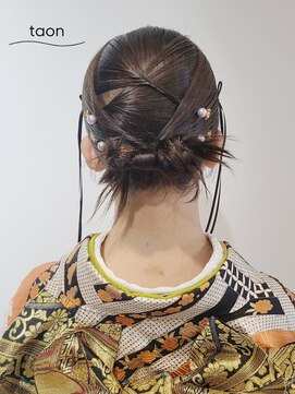 タオン(taon) 成人式ヘア◆面デザイン×カチモリ◆いしかわ