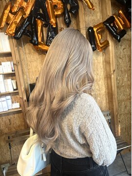 アフターニュース 新潟(afternews) ミルクティーベージュ/ダブルカラー/ケアブリーチ/髪質改善/駅南