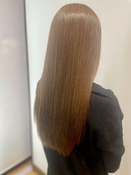 ヴァンカウンシル 清須店(VANCOUNCIL) 驚くほど滑らかな髪質改善ケアカラー ストレート×明るめカラー