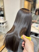 ヘアデザインファブロ イオンモール宮崎店(hair design FABRO.)&nbsp;髪質改善トリートメント　ダークグレージュカラー