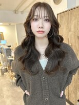 ミョンシル&nbsp;【myonsil 山田】2wayバング/ブリーチなしオリーブベージュ