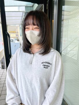 ハピネス 河原町店(Happiness) 顔まわりカット　レイヤーカット　京都美容室　進詩織