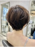 丸みショートパーマ【博多ショート】