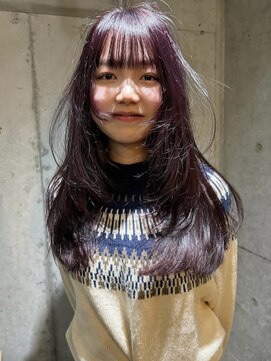 メーヴェ(Mowen) mowen 南堀江 ワインレッド レイヤーカット