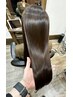 『髪質改善ココナッツ縮毛矯正』+再結晶化トリートメント　