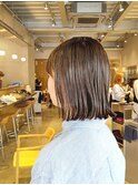 20代30代韓国風◎切りっぱなしボブ×タッセルカット×外ハネ