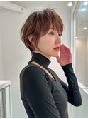 ショート/ハイライトカラー/白髪/白髪ぼかし/くびれヘア/大宮