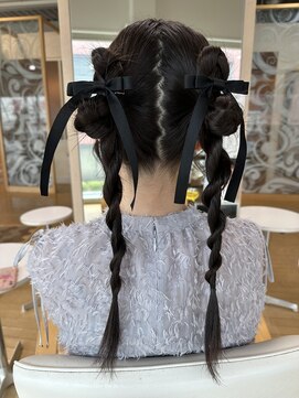 アイズクリーム(I's CREAM) 三つ編みツインヘアセット