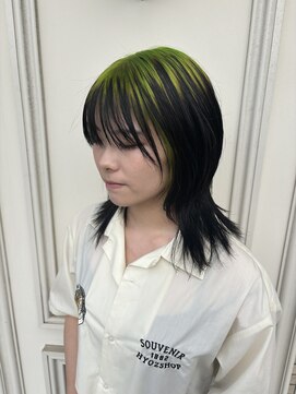 グラスペディア(graspedia) ルーツライムグリーン【広島派手髪】【広島レイヤー】