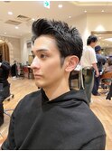 ▼アップバング/メンズカット/ツーブロック/ビジネスマン