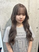 ラニヘアサロン(lani hair salon)&nbsp;ミルクティーグレージュ／ケアブリーチ／ハイトーン