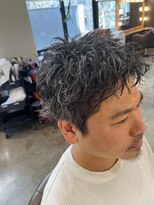 ビハインドザカーテン(BEHIND THE CURTAIN)&nbsp;メンズスパイキーショート×くせ毛風パーマ