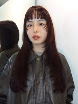 ヌーヴ(Nu:v) 顔まわりレイヤー/赤髪