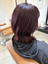 ピエスヘア(PIE'CE HAIR)&nbsp;つやつやボルドーカラー