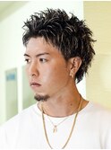 スペインカール/フェザーパーマ/メンズパーマ/テーパーフェード