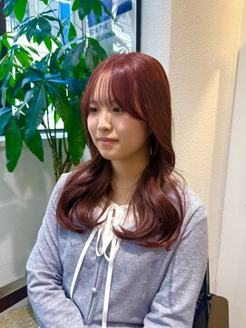 コレット 大宮(collet) ブリーチなしダブルカラー ピンクブラウン