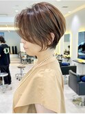 丸顔面長40代50代60代×絶壁解消大人美人ショートs