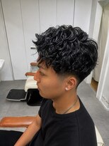 ディライトヘア 本山店(DELIGHT HAIR)&nbsp;フェード アップバング ツイストスパイラルパーマ