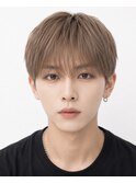 サンウォン風長めシースルーマッシュニュアンスパーマ韓国ヘア