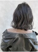 ハッシュカットフルバング似合わせカットレッドブラウン20代30代