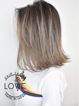 ルーヴェ(LOWE) 【LOWE池谷】外国人風バレイヤージュと大人ボブのラフスタイル