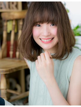 カバーヘア イヴ 戸頭店(COVER HAIR EVE) ■重軽大人可愛いふわっと小顔ワンカール8-11★戸頭20代30代40代