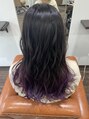 ヘアガーデン ティアラ(Hair Garden TIARA)&nbsp;デザインカラーでブリーチ1回、パープル★