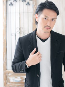 ダンディ館アダム 戸頭店 ワイルドツーブロック黒髪ショートB