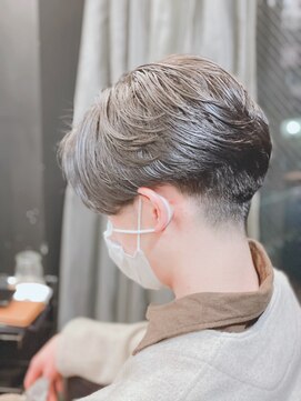 ヘアーラウンジ アルテ(hair lounge arte) フォルムにこだわった☆男のセンターパートスタイル
